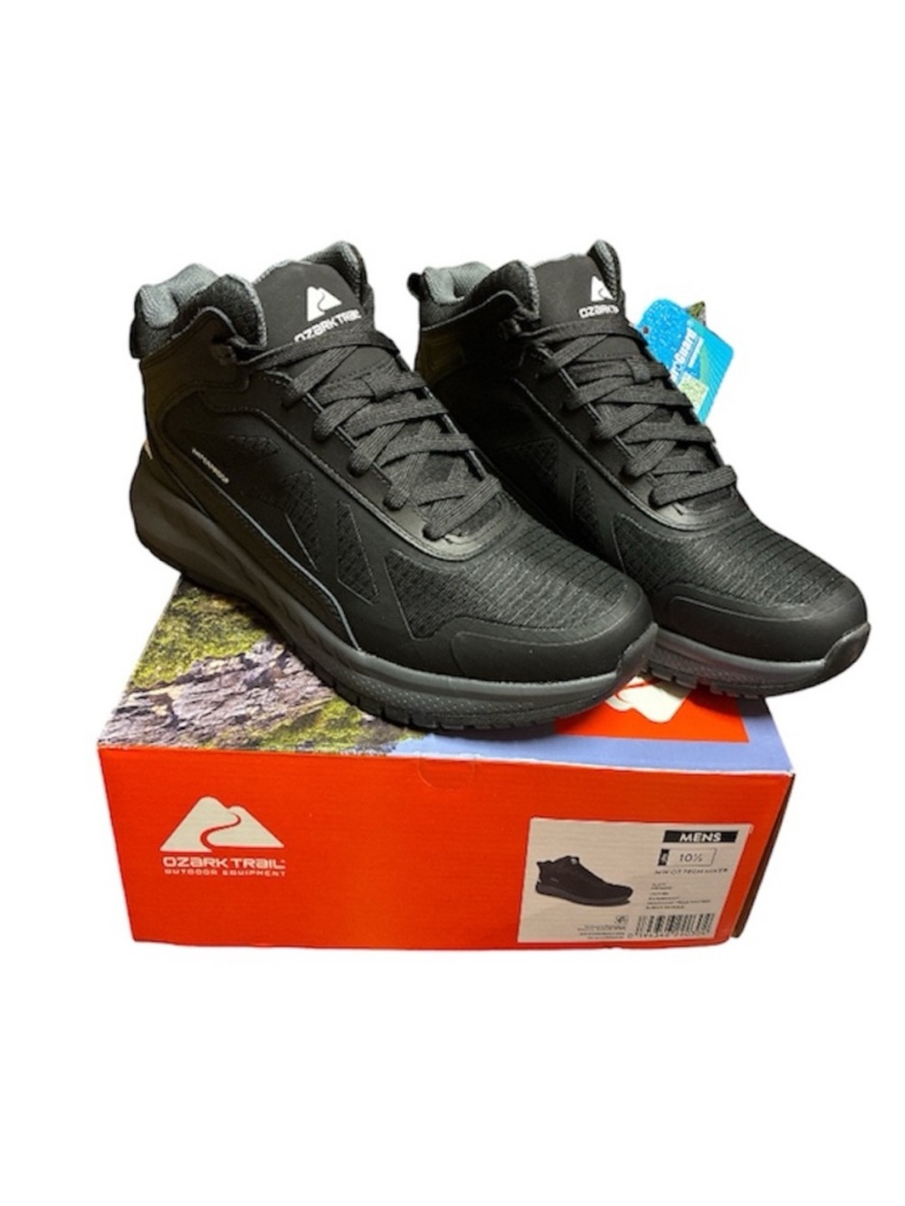 Ozark Trail Men's Gray Tech Hiker Shoes
